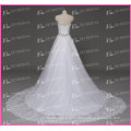 China Supplier A-line Sweetheart Neckline Lace Appliqued Beaded Real Pictures of The Latest Gowns Designs